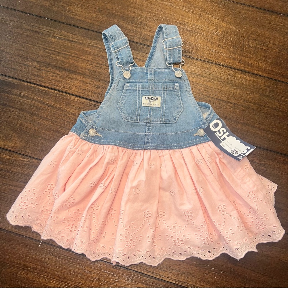 OshKosh B'gosh Girl’s Denim Pink Dress